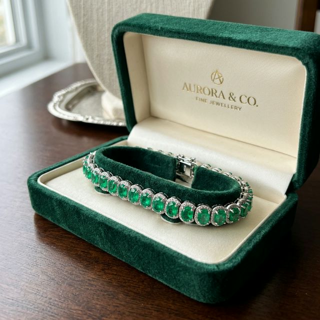 Emerald Tennis Bracelet - Collection Piece